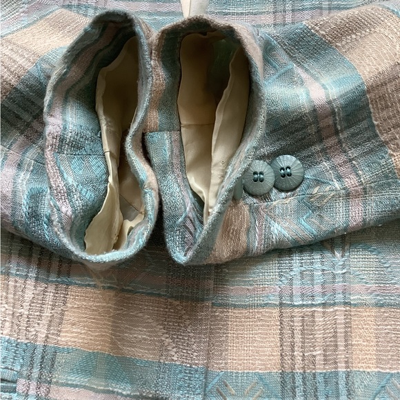 EUC vintage jacquard boyfriend suit jacket - Picture 8 of 14